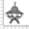 Viking 304 Stainless Steel Big Pendants STAS-P367-02AS-3