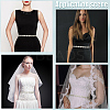 Metal Full Crystal Rhinestone Horse Eye Bridal Waist Belts for Wedding Dress AJEW-WH20080-65A-S-4