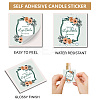80Pcs 8 styles Paper Lip Balm Adhesive Label Stickers STIC-WH0026-016-3