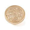 Christmas Series Wax Seal Brass Stamp Head AJEW-Z031-04G-05-2