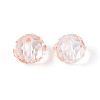 Baking Paint Transparent Glass Beads X1-GLAA-N011-10mm-09-2