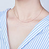 SHEGRACE 925 Sterling Silver Chain Necklaces JN735B-4