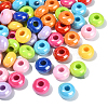 Opaque Acrylic European Beads FIND-CJC0003-66-3