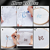 PA Embroidery Transfer Paper Water Soluble Film DIY-WH0678-29-4