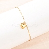 304 Stainless Steel Charm Bracelets BJEW-H210-01G-2