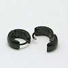 Personalized Unisex 304 Stainless Steel Huggie Hoop Earrings EJEW-G120-38D-2