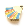 Ion Plating(IP) 304 Stainless Steel Charms STAS-C115-04G-2