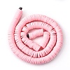 Handmade Polymer Clay Beads Strands CLAY-R089-8mm-Q092-4