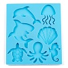Ocean Theme Mixed Marine Organism DIY Pendant Silhouette Silicone Molds DIY-Q034-04-2