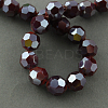 Electroplate Glass Beads Strands EGLA-R018-8mm-9-1