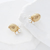 304 Stainless Steel Stud Earrings QF8613-2