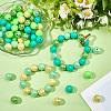 100Pcs 5 Colors St. Parikh's Day Them Opaque Acrylic Beads MACR-SP0001-62-3