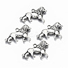 Tibetan Style Alloy Pendants TIBEP-N009-36AS-RS-1