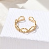 304 Stainless Stee Open Cuff Rings for Women RJEW-Q006-03B-G-2