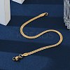 Ion Plating(IP) 304 Stainless Steel Herringbone Chain Bracelets BJEW-P236-15G-4