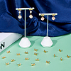 80Pcs Alloy Stud Earring Findings FIND-DC0007-32-5