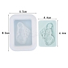 Embossed Art DIY Food Grade Silicone Statue Fondant Mold PW-WG92243-01-1