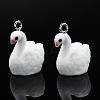Flocky Resin Pendants X-RESI-N032-13-3