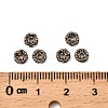 Brass Rhinestone Spacer Beads RB-A014-L5mm-01B-2