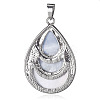 Natural Paua Shell Pendants G-XCP0001-45-2