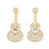 Brass Micro Pave Cubic Zirconia Pendants KK-C248-15G-1