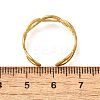 304 Stainless Steel Criss Cross Open Cuff Rings LS-RJEW-M072-14G-3