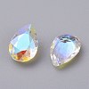 Glass Rhinestone Pendants RGLA-A024-H01-001SI-2