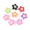 Glass Enamel Beads Strands GLAA-T028-06-3