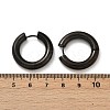 202 Stainless Steel Polishing Hoop Earrings EJEW-M106-02EB-05-5