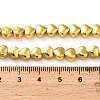 Electroplate Glass Beads Strands EGLA-H109-12F-01-4