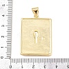 Brass Pendants KK-C162-013G-3