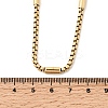 304 Stainless Steel Column Box Chain Necklaces LS-NJEW-D350-02G-2