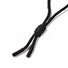 Gemstone Bullet Pendant Necklace with Nylon Cord for Women G-A210-03-5