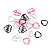 24Pcs 6 Style Spray Painted Zinc Alloy Pendants FIND-PJ0001-23-2