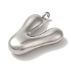 Non-Tarnish 304 Stainless Steel Pendants STAS-M017-08P-22-2
