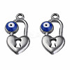 304 Stainless Steel Enamel Pendants STAS-N087-53-03P-2