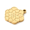 Ion Plating(IP) 304 Stainless Steel Pendants STAS-Q301-31G-2