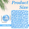 1000Pcs Transparent Acrylic Beads TACR-ME0001-08A-2