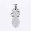 Tarnish Resistant 304 Stainless Steel Pendants STAS-H355-02P-2