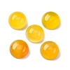 Natural Yellow Agate Cabochons G-K348-07B-03-1