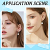 60Pcs 2 Colors 304 Stainless Steel Leverback Earring Findings STAS-SC0006-48-5