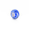 Opaque Acrylic European Beads MACR-S308-01B-3