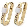 Ion Plating(IP) 304 Stainless Steel Hoop Earrings EJEW-B109-01G-02-1