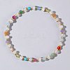 Beach Vacation Style Natuarl Mixed Stone Beaded Stretch Bracelet Women RO9590-10-1