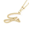 304 Stainless Steel Pendant Necklaces LS-NJEW-H029-02G-G-1