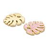 Brass Enamel Pendants KK-A153-07G-B-3