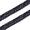 2 Strands Transparent Glass Beads Strands GLAA-HS0001-12B-1