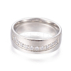 304 Stainless Steel Finger Rings X-RJEW-F098-15P-1