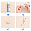 Ion Plating(IP) 304 Stainless Steel Cup Pearl Peg Bails Pin Pendants STAS-UN0009-04G-7