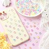 100Pcs Cat Paw Print Resin Cabochons RESI-CJ0002-91-6